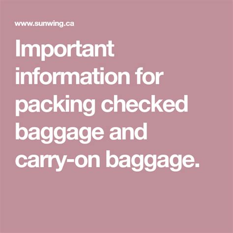 sunwing bagages|sunwing luggage info.